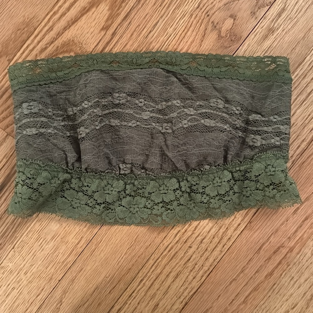 Intimately Free People lace bandeau size small sage - Picture 4 of 6